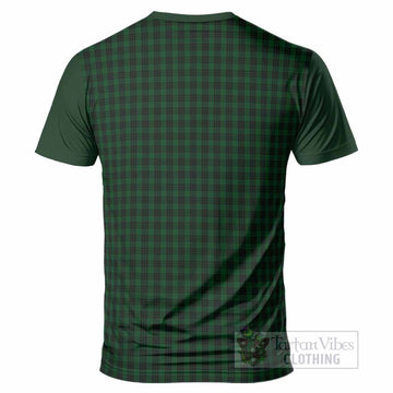 Graham Tartan Accent T-Shirt with Family Crest