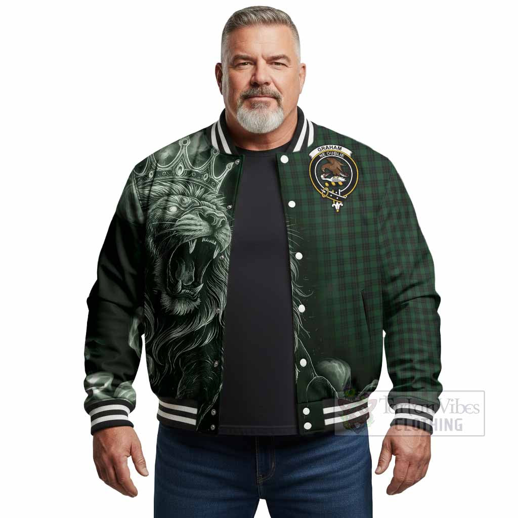 Graham Tartan Baseball Jacket Roaring Lion Heritage