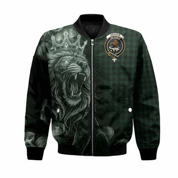 Graham Tartan Bomber Jacket Roaring Lion Heritage
