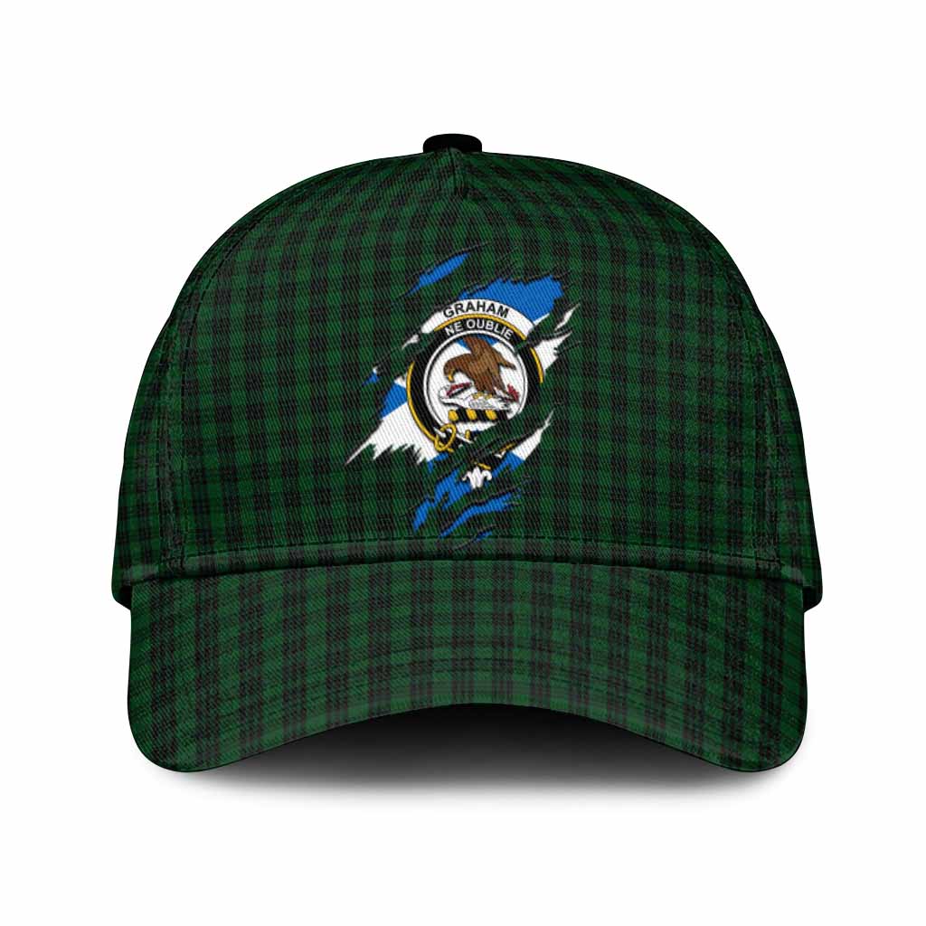 Graham Tartan Classic Cap with Family Crest In Me Style