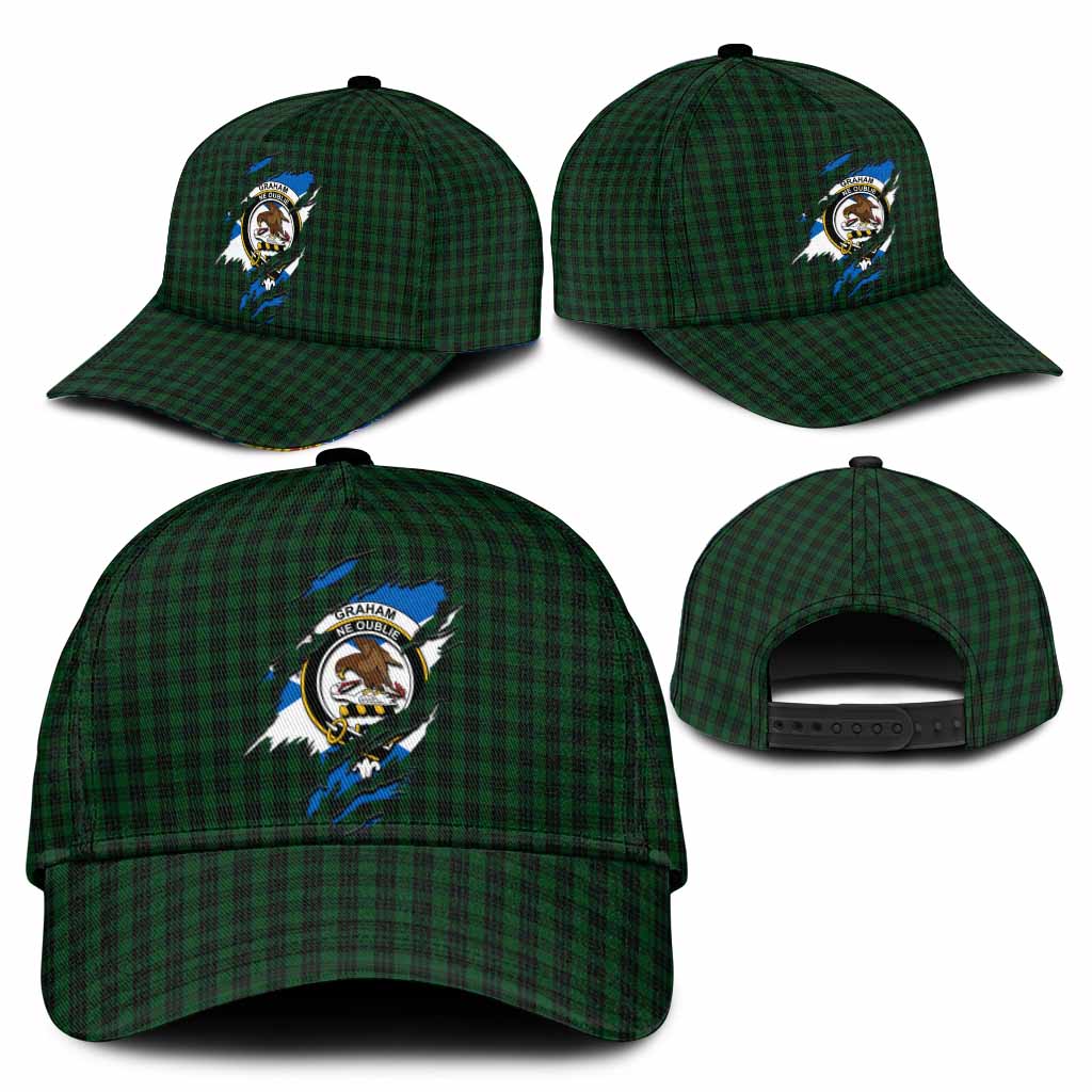 Graham Tartan Classic Cap with Family Crest In Me Style