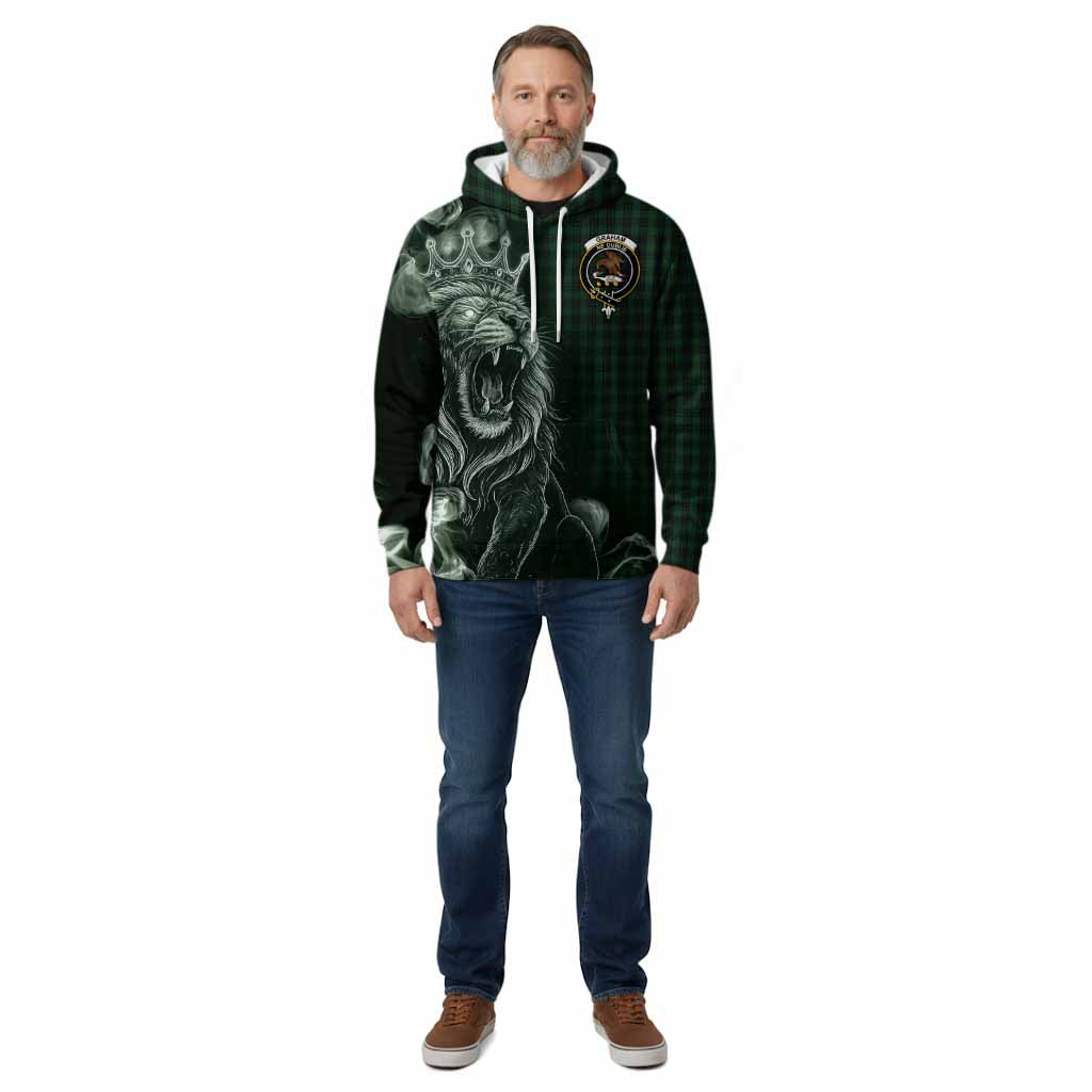 Graham Tartan Cotton Hoodie Roaring Lion Heritage
