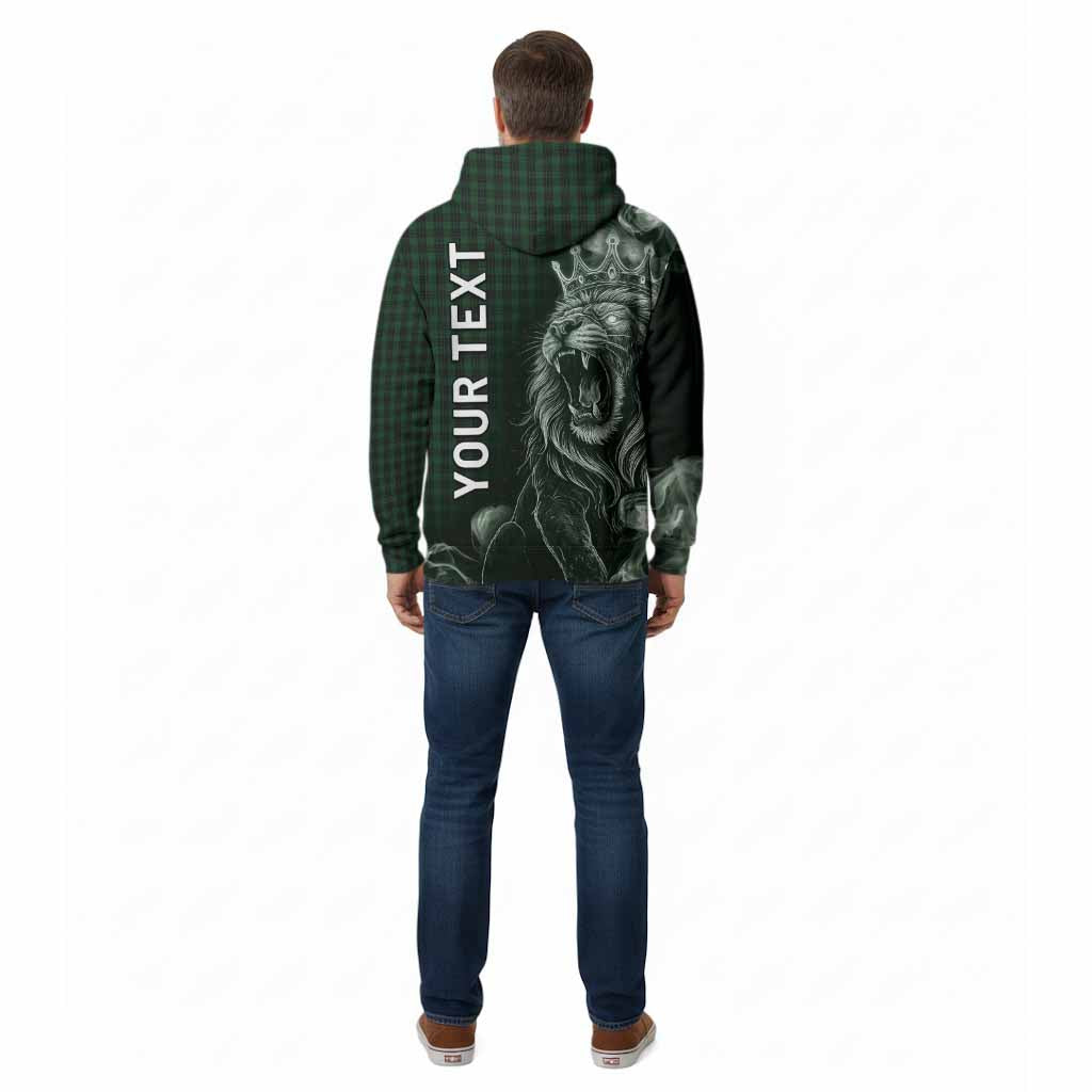 Graham Tartan Cotton Hoodie Roaring Lion Heritage