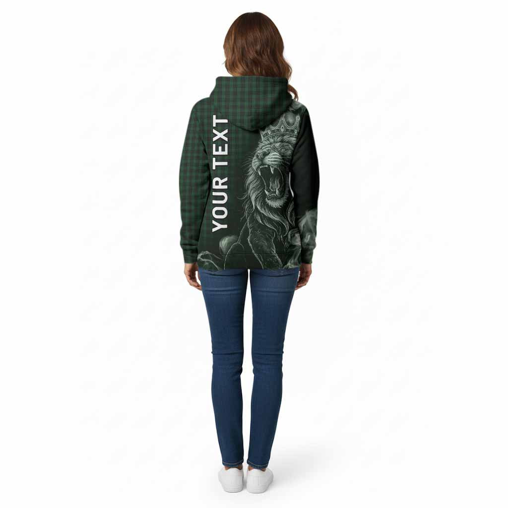 Graham Tartan Cotton Hoodie Roaring Lion Heritage
