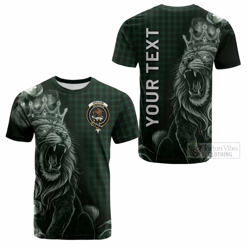 Graham Tartan Cotton T-shirt Roaring Lion Heritage