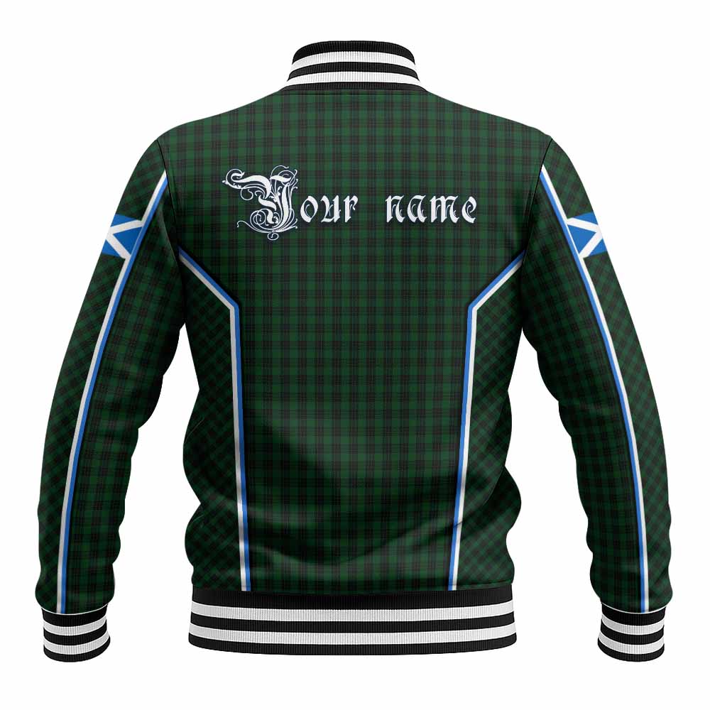 Graham Tartan Crest Baseball Jacket Scotland Coat of Arm Flag Style - Tartan Vibes Clothing