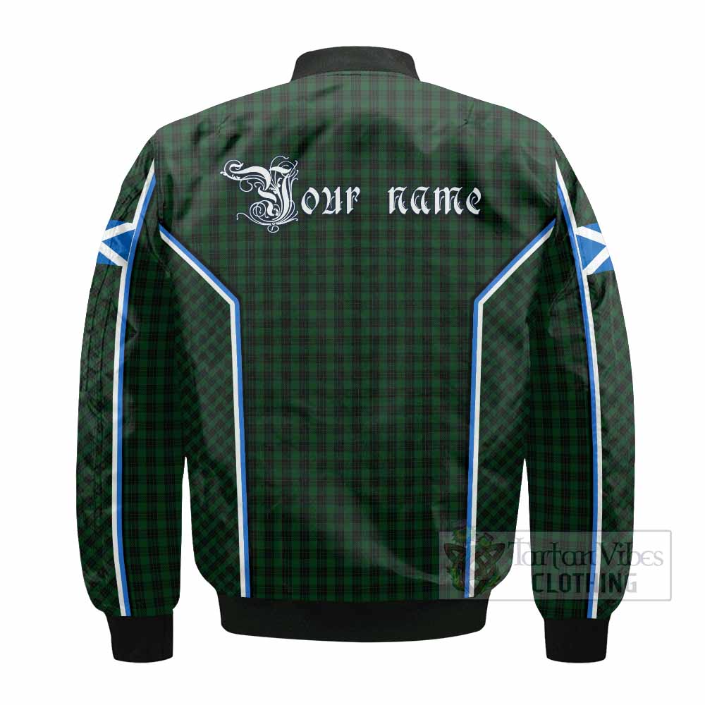 Graham Tartan Crest Bomber Jacket Scotland Coat of Arm Flag Style - Tartan Vibes Clothing