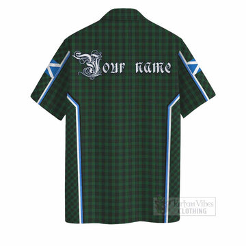 Graham Tartan Crest Hawaiian Shirt Scotland Coat of Arm Flag Style - Tartan Vibes Clothing