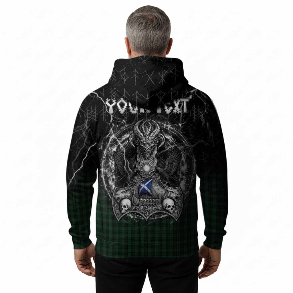 Graham Tartan Crest Hoodie Celtic Odin's Raven Legacy