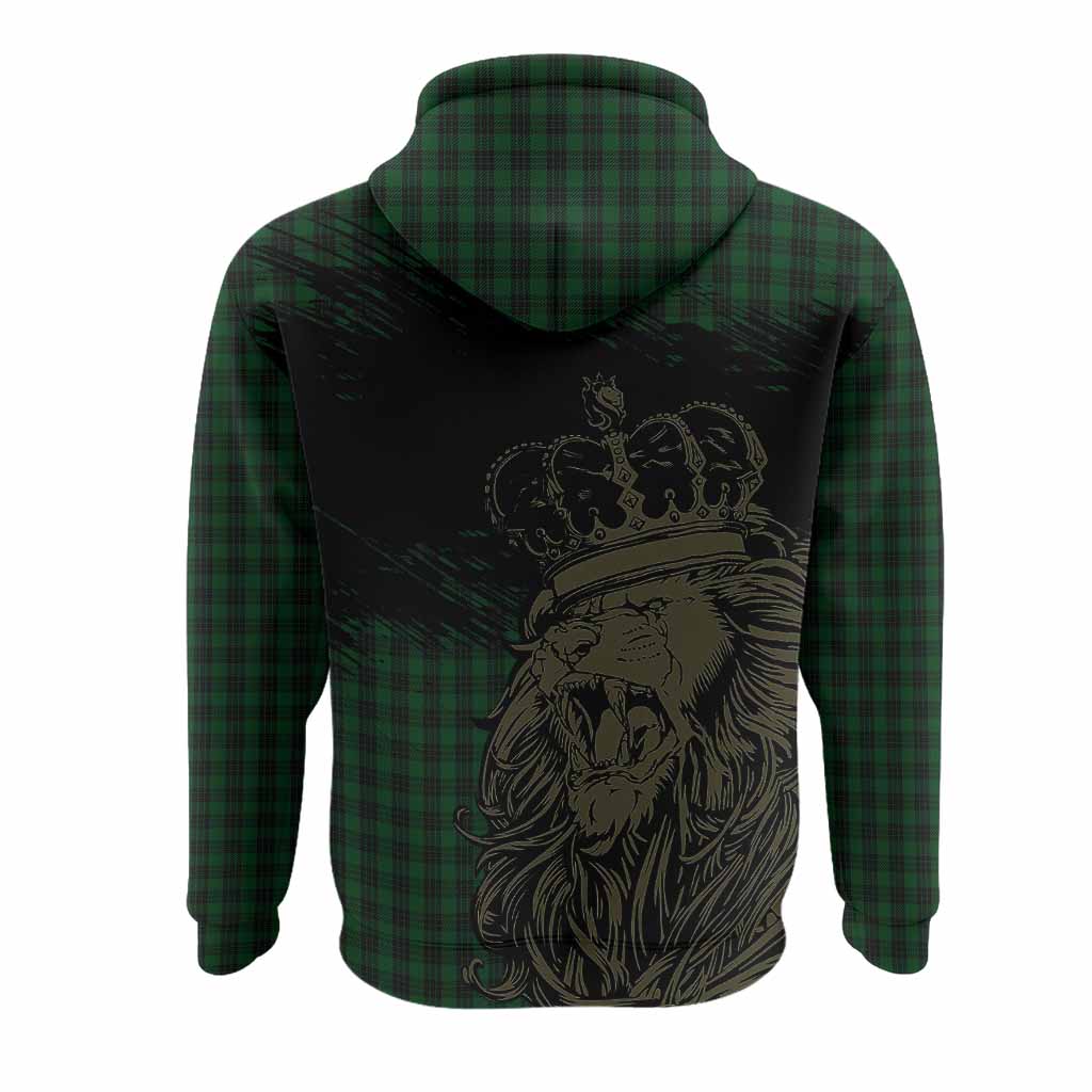 Graham Tartan Crest Hoodie Crowned Lion Heritage Style