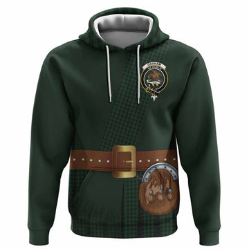 Graham Tartan Crest Hoodie Kilt Costume Style