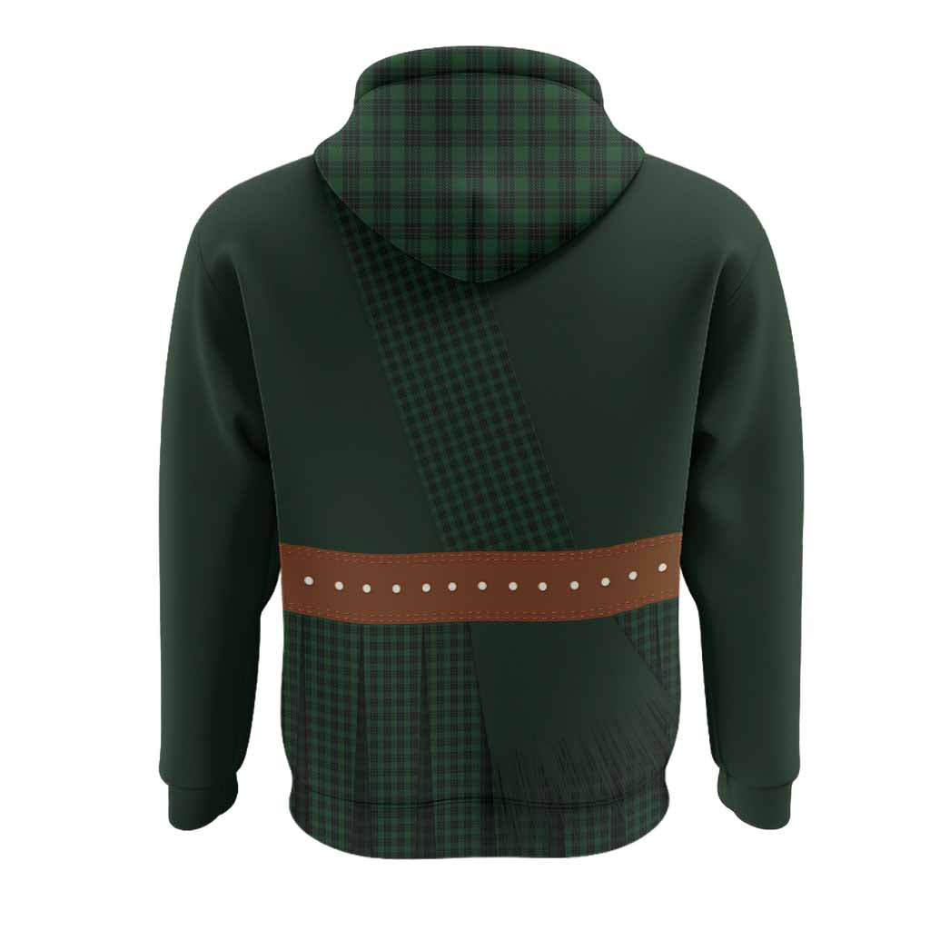 Graham Tartan Crest Hoodie Kilt Costume Style