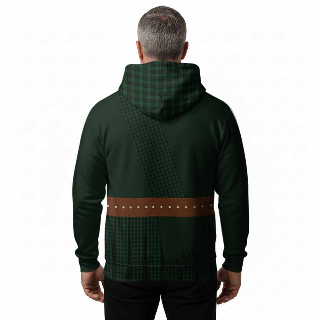 Graham Tartan Crest Hoodie Kilt Costume Style