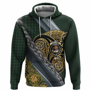 Graham Tartan Crest Hoodie Scottish Triskele Celtic