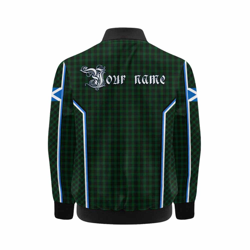 Graham Tartan Crest Kid Bomber Jacket Scotland Coat of Arm Flag Style - Tartan Vibes Clothing