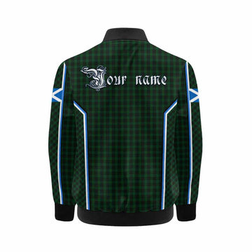 Graham Tartan Crest Kid Bomber Jacket Scotland Coat of Arm Flag Style - Tartan Vibes Clothing