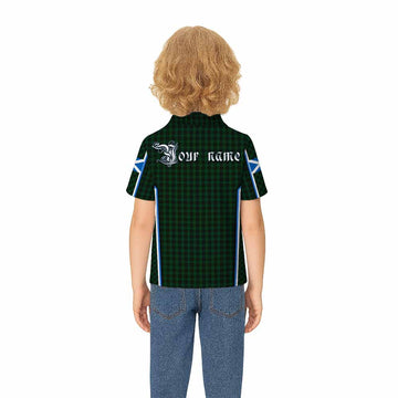 Graham Tartan Crest Kid Polo Shirt Scotland Coat of Arm Flag Style - Tartan Vibes Clothing