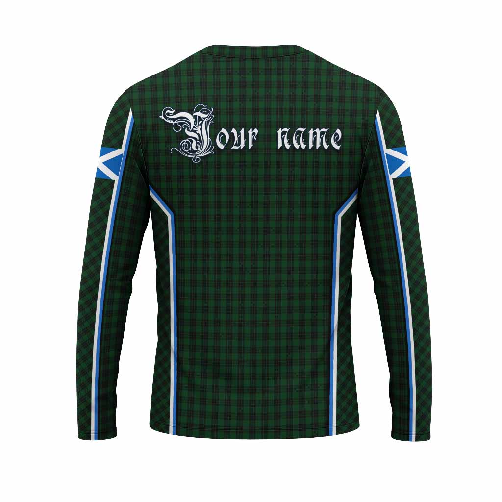 Graham Tartan Crest Long Sleeve T-Shirt Scotland Coat of Arm Flag Style - Tartan Vibes Clothing