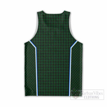 Graham Tartan Crest Men Tank Top Scotland Coat of Arm Flag Style