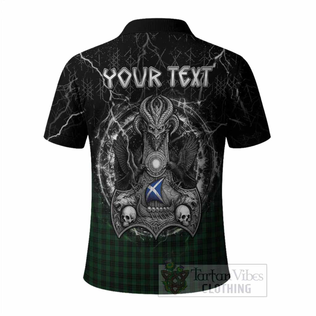 Graham Tartan Crest Polo Shirt Celtic Odin's Raven Legacy