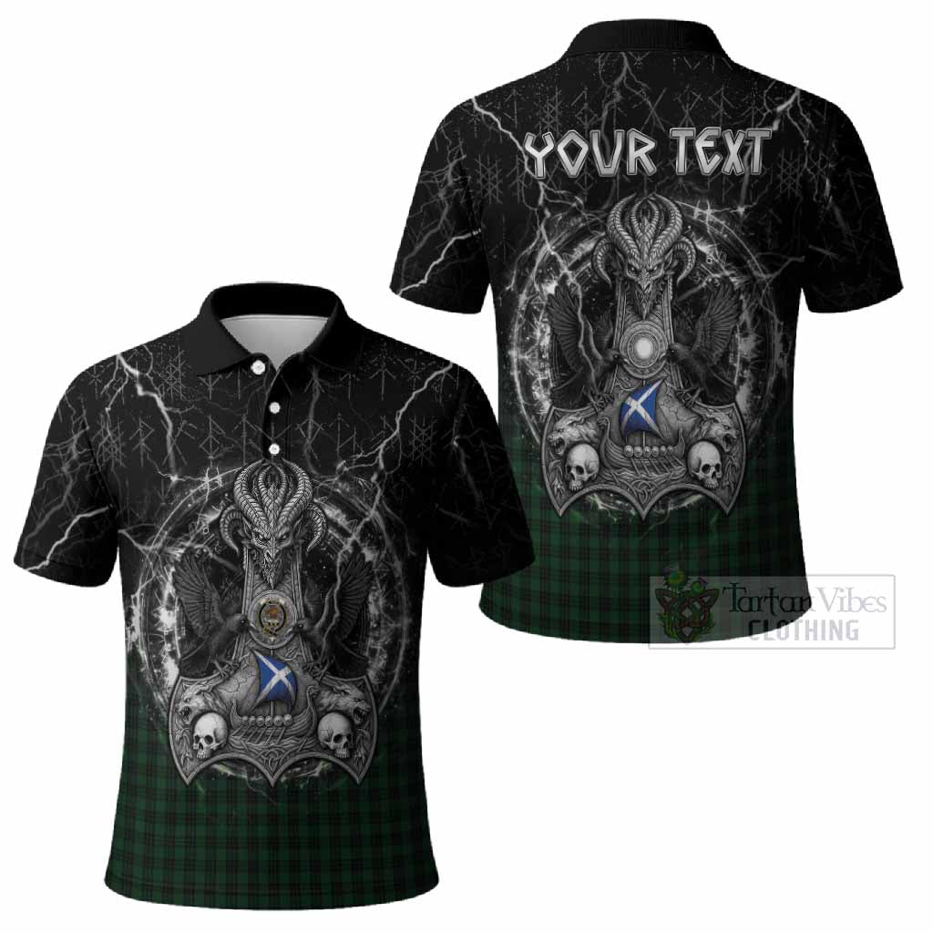 Graham Tartan Crest Polo Shirt Celtic Odin's Raven Legacy