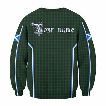 Graham Tartan Crest Sweatshirt Scotland Coat of Arm Flag Style