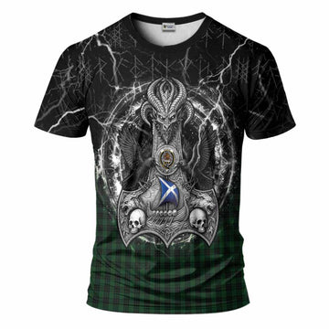 Graham Tartan Crest T-Shirt Celtic Odin's Raven Legacy
