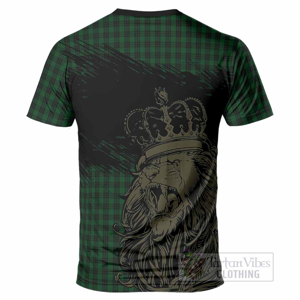 Graham Tartan Crest T-Shirt Crowned Lion Heritage Style