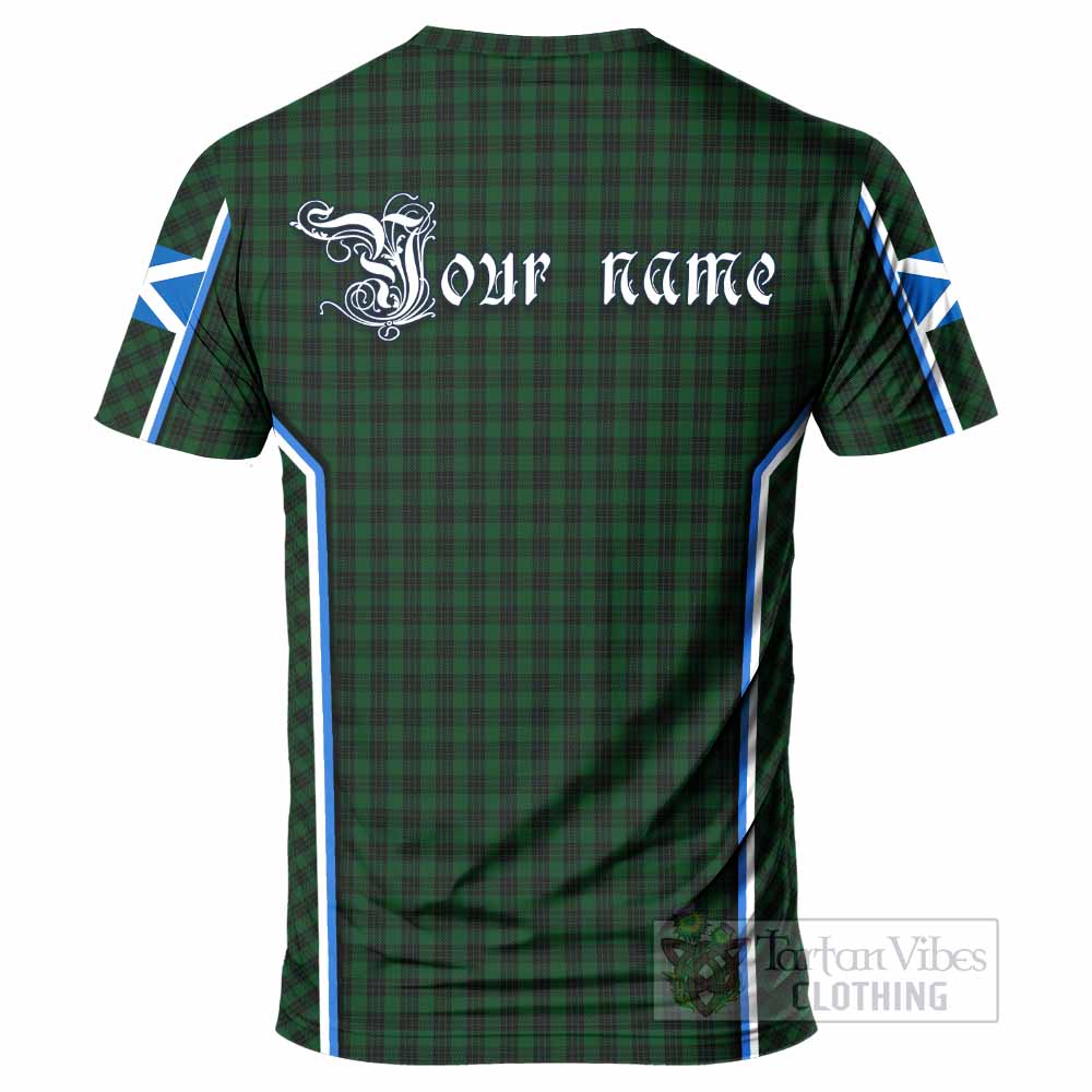 Graham Tartan Crest T-shirt Scotland Coat of Arm Flag Style - Tartan Vibes Clothing