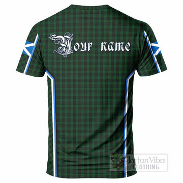 Graham Tartan Crest T-shirt Scotland Coat of Arm Flag Style - Tartan Vibes Clothing
