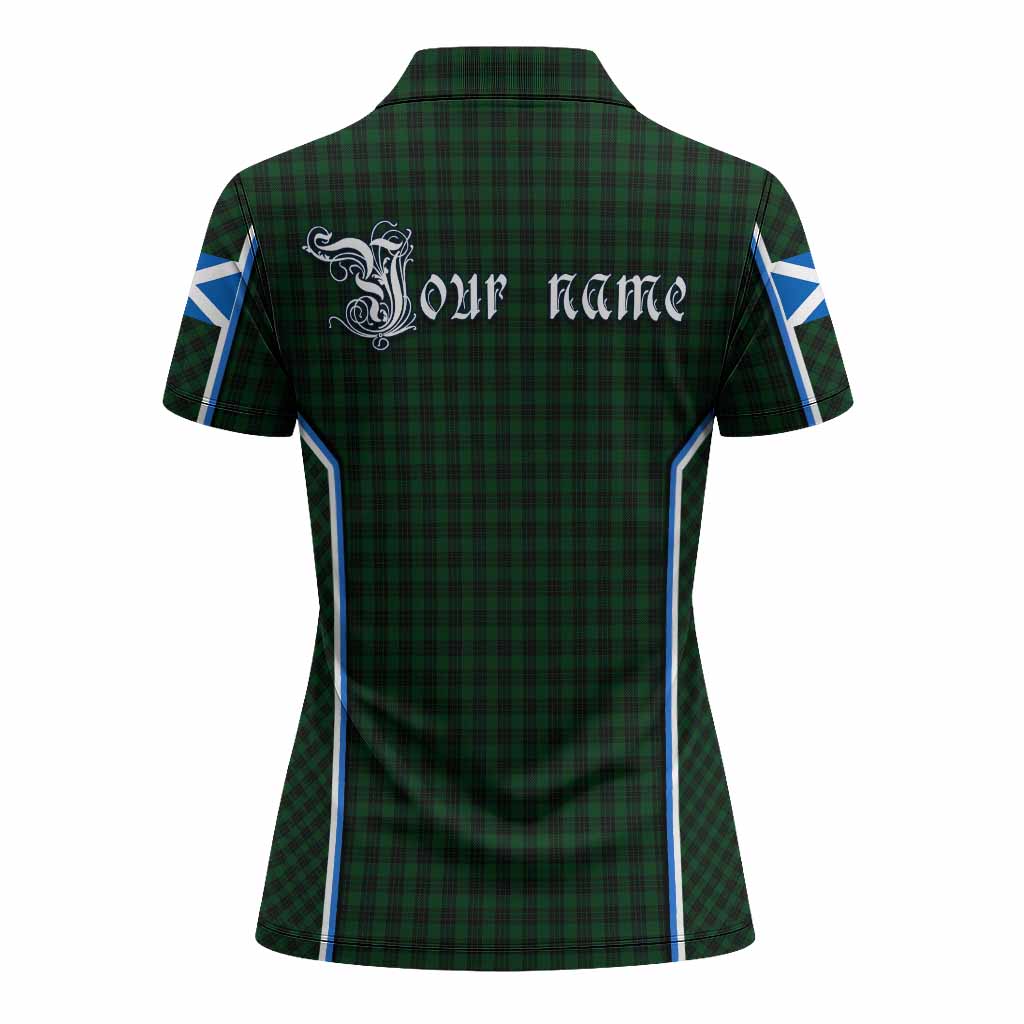 Graham Tartan Crest Women's Polo Shirt Scotland Coat of Arm Flag Style - Tartan Vibes Clothing