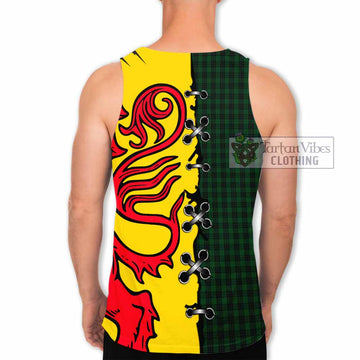 Graham Tartan Family Crest Men Tank Top Lion Rampant Honor
