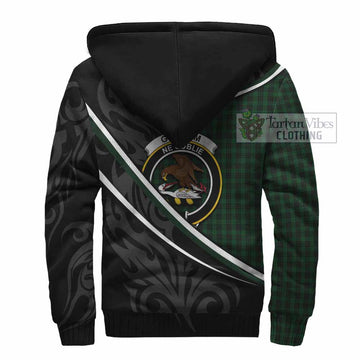 Graham Tartan Family Crest Sherpa Hoodie Celtic Scottish Thistle Floral