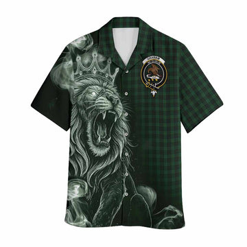 Graham Tartan Hawaiian Shirt Roaring Lion Heritage
