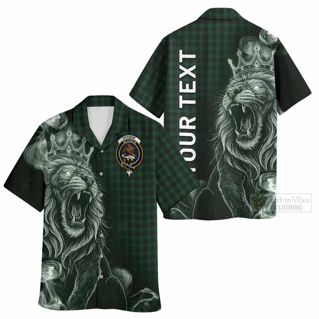 Graham Tartan Hawaiian Shirt Roaring Lion Heritage