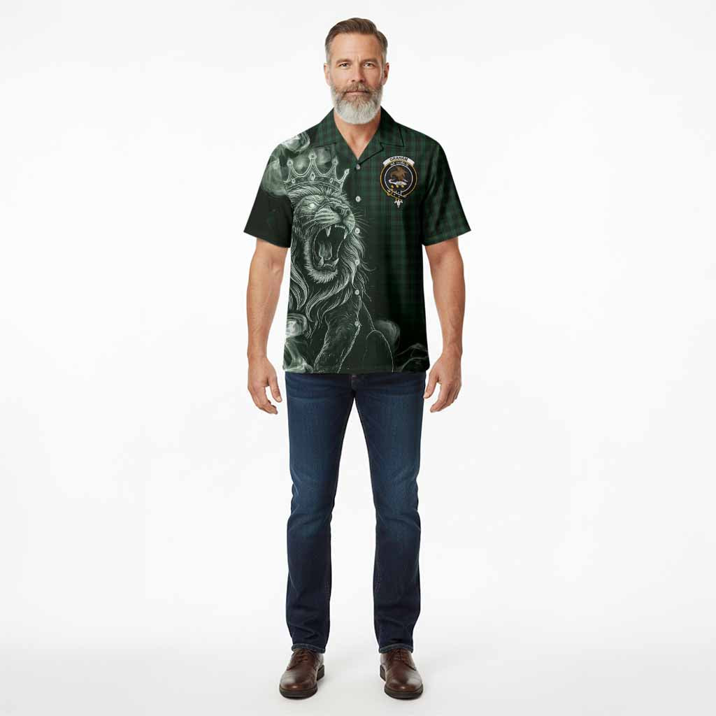 Graham Tartan Hawaiian Shirt Roaring Lion Heritage