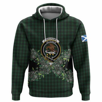 Graham Tartan Hoodie Thistle Scottish Spirit