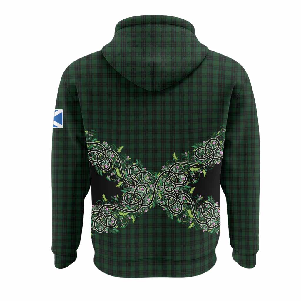 Graham Tartan Hoodie Thistle Scottish Spirit