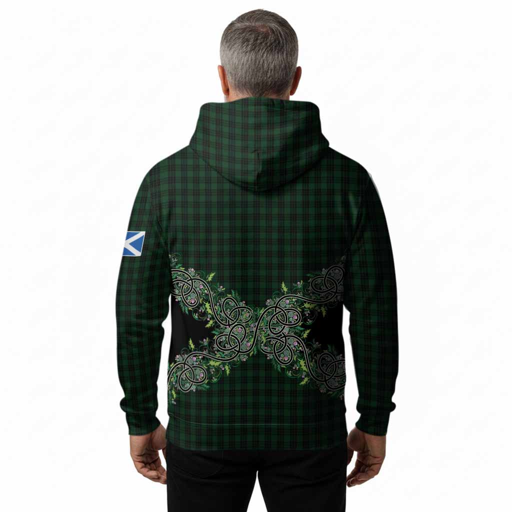 Graham Tartan Hoodie Thistle Scottish Spirit