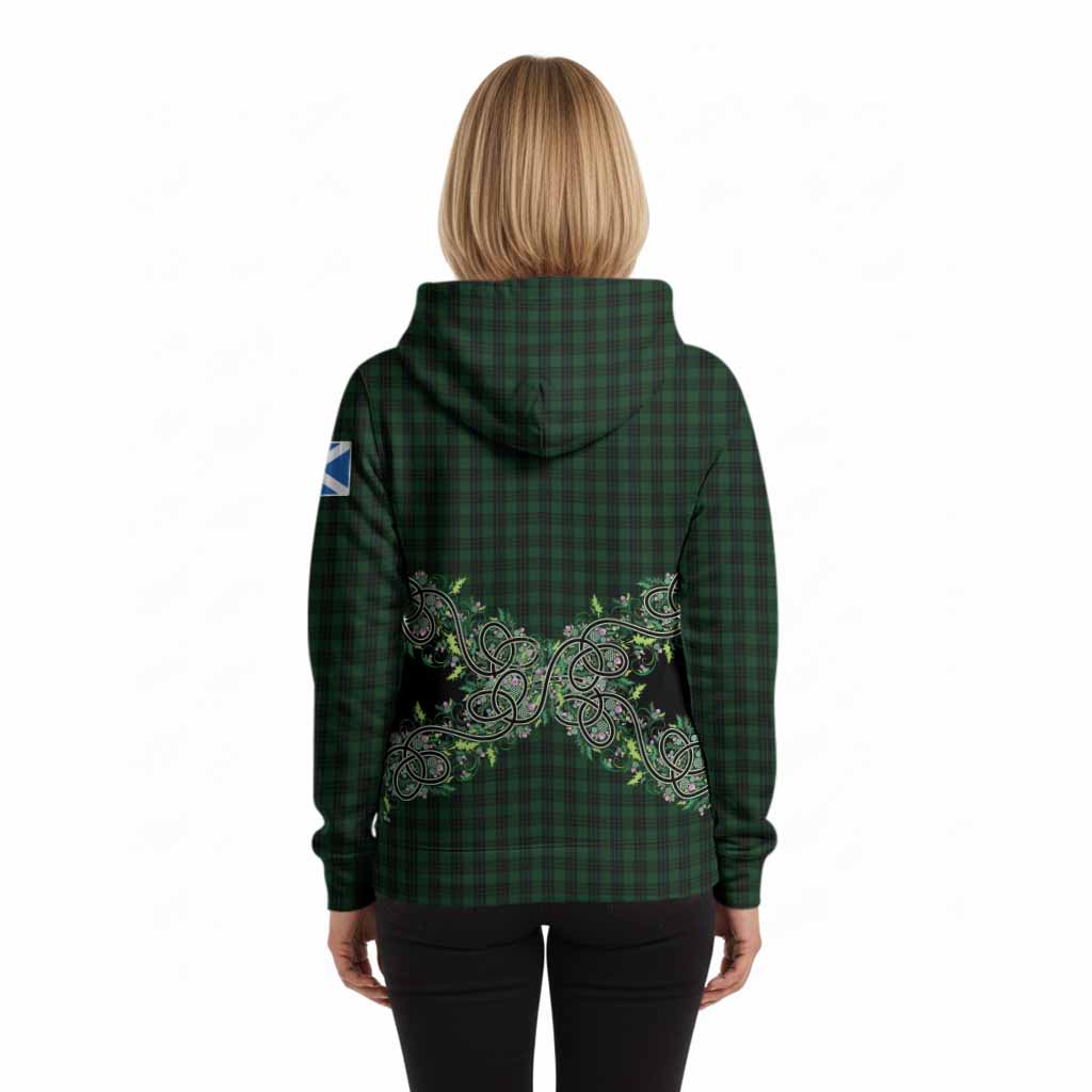 Graham Tartan Hoodie Thistle Scottish Spirit