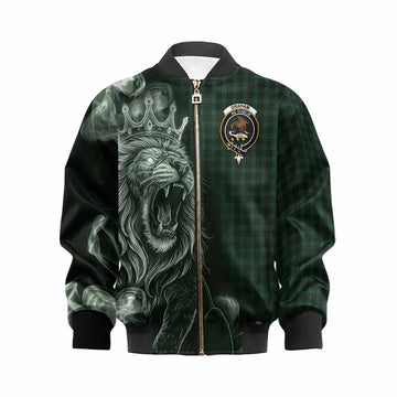 Graham Tartan Kid Bomber Jacket Roaring Lion Heritage