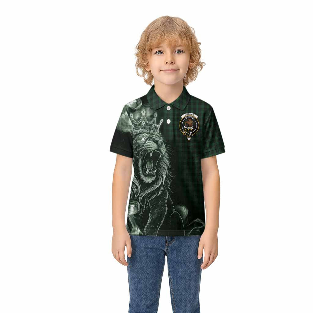Graham Tartan Kid Polo Shirt Roaring Lion Heritage