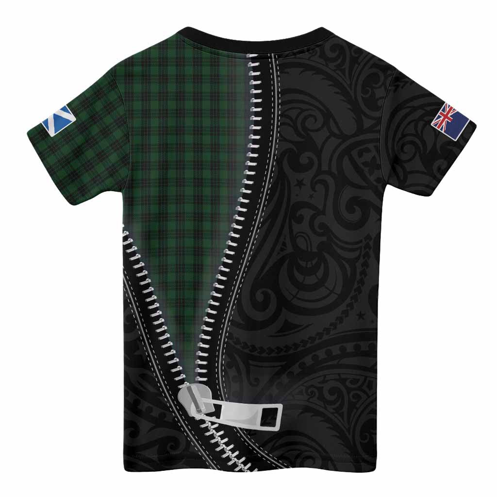 Graham Tartan Kid T-shirt New Zealand Pattern Unique Zipper Stylized
