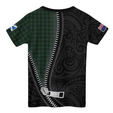 Graham Tartan Kid T-shirt New Zealand Pattern Unique Zipper Stylized