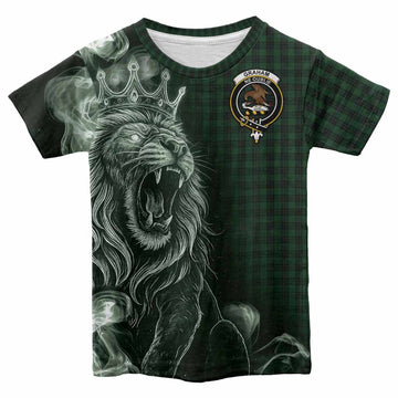 Graham Tartan Kid T-shirt Roaring Lion Heritage