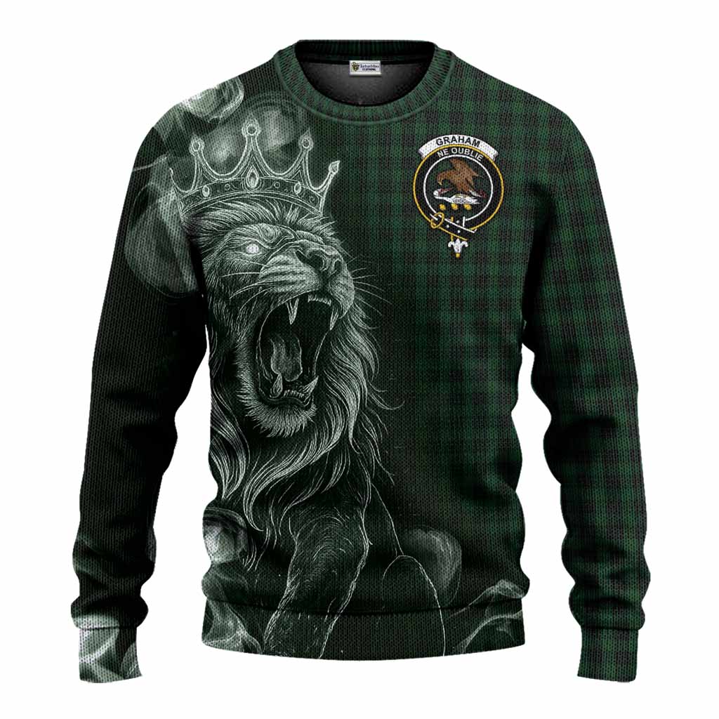 Graham Tartan Knitted Sweater Roaring Lion Heritage