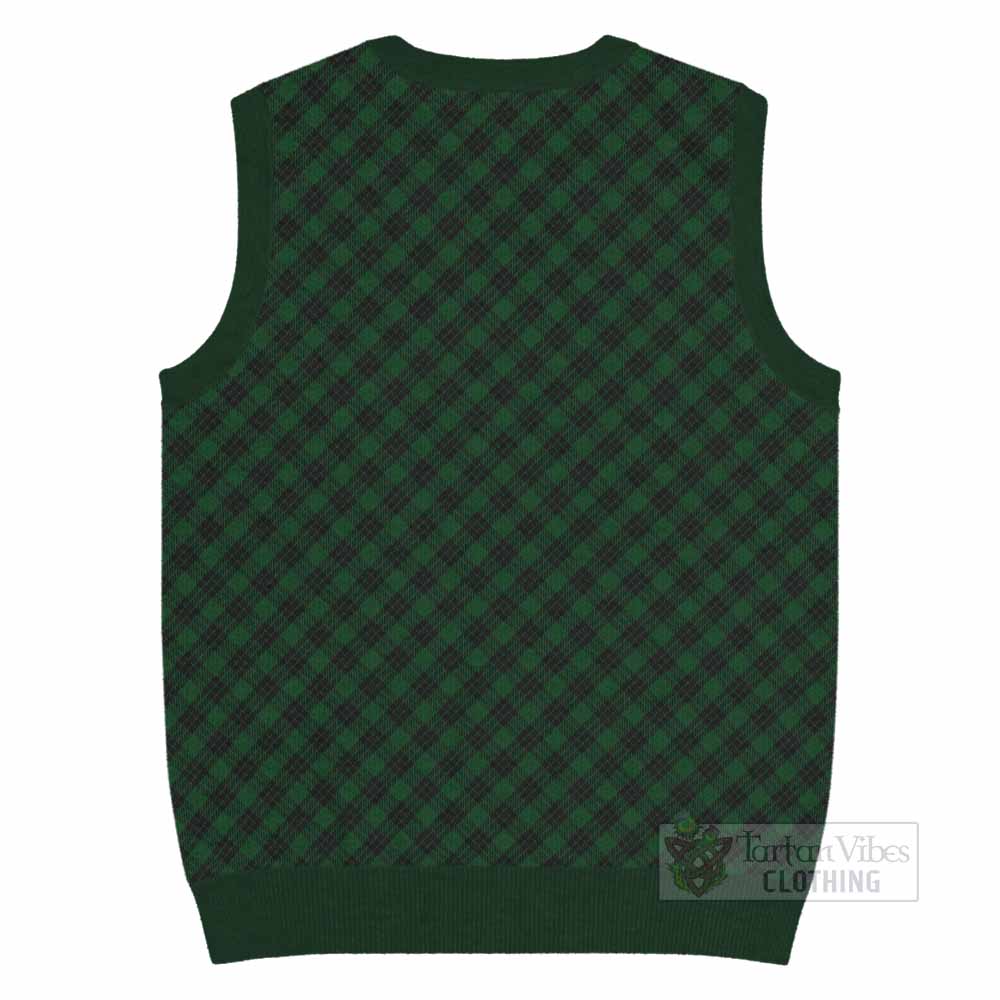 Graham Tartan  Knitted V-Neck Vest Cross Style