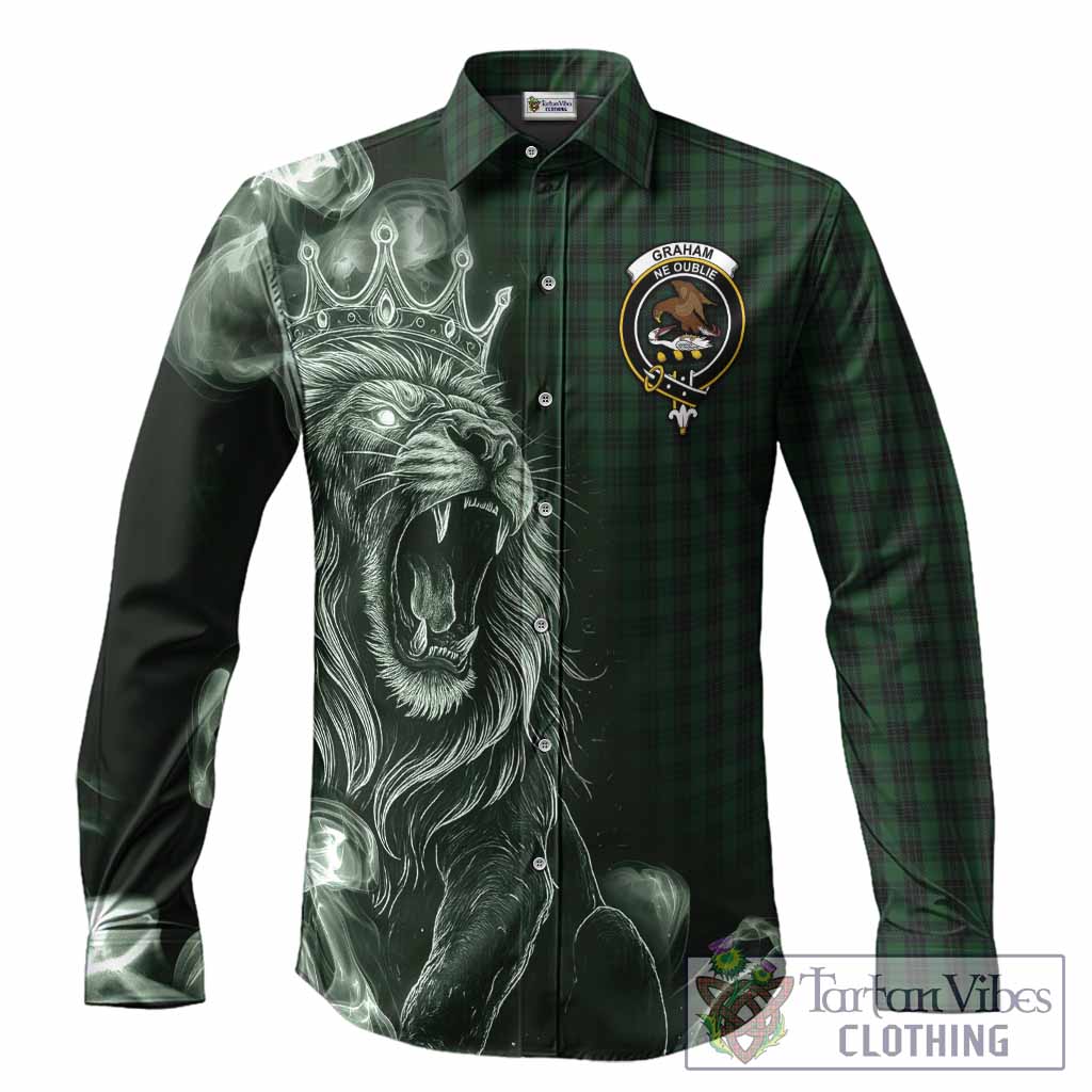 Graham Tartan Long Sleeve Button Shirts Roaring Lion Heritage