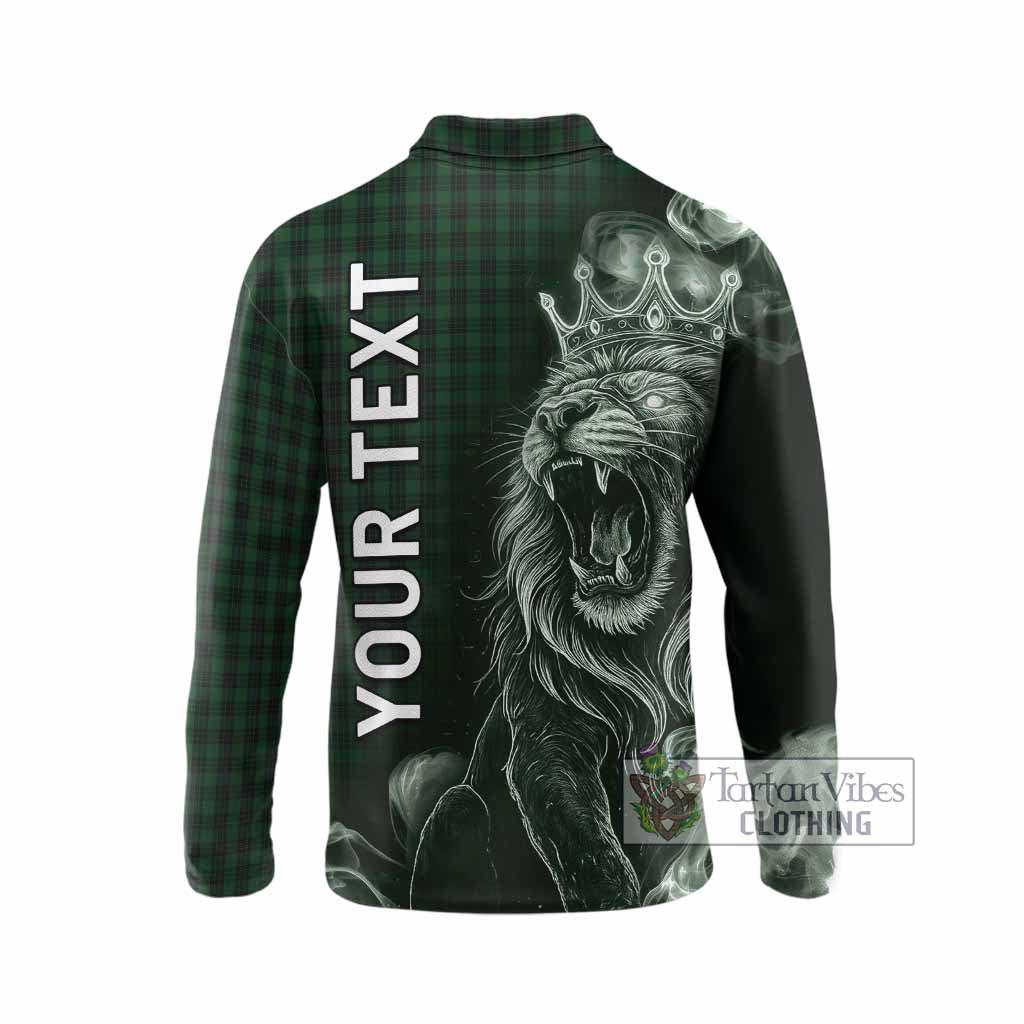 Graham Tartan Long Sleeve Polo Shirt Roaring Lion Heritage