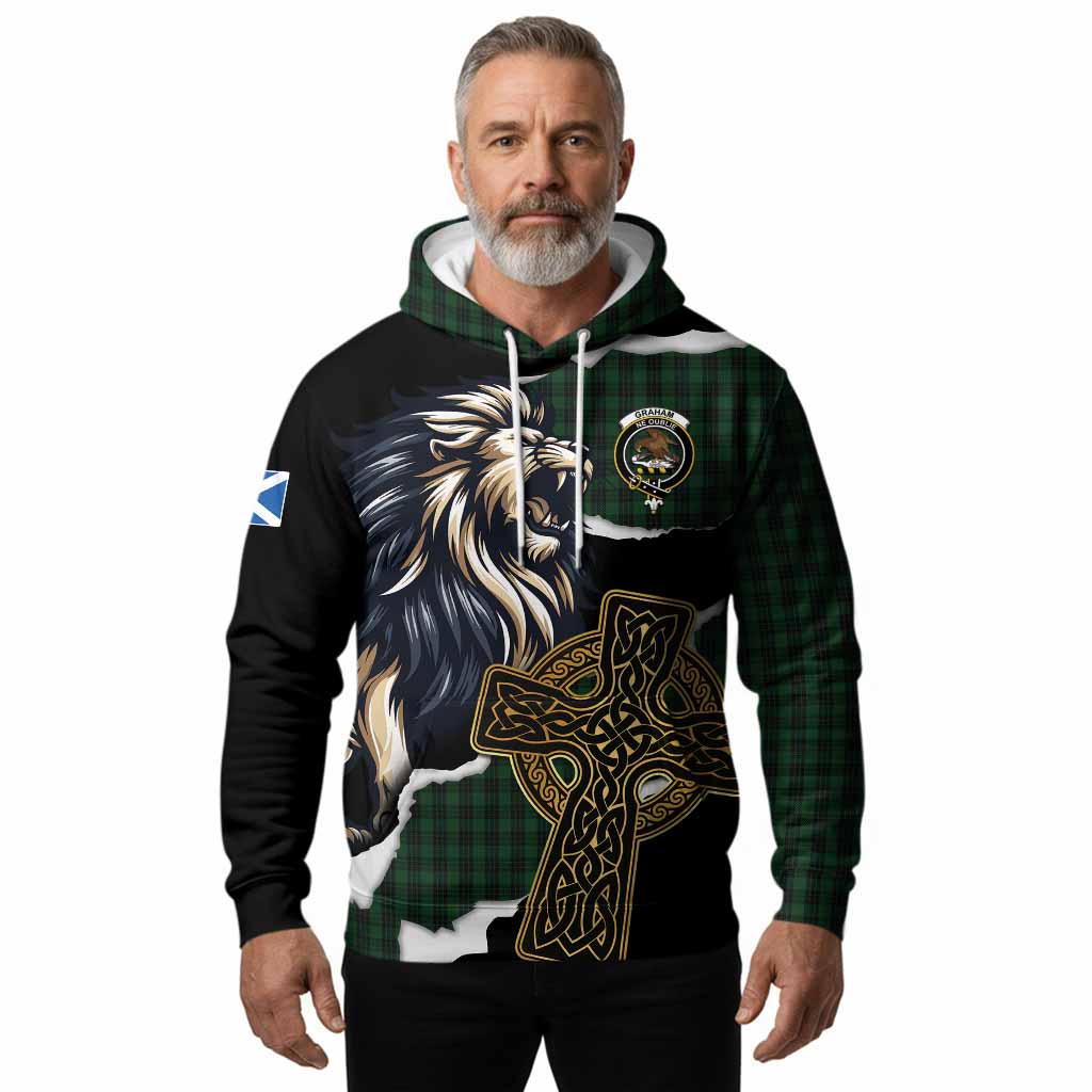 Graham Tartan Scottish Hoodie Lion Celtic Heritage
